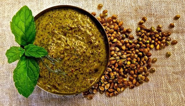 Bhang ki Chutney, a tangy chutney from Uttarakhand cuisine.