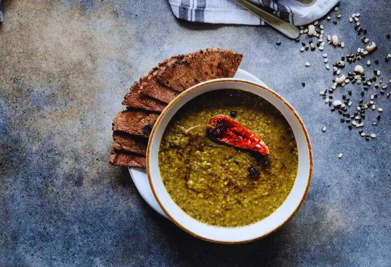 Dubuk and Chainsoo, traditional lentil dishes from the cuisine of Uttarakhand