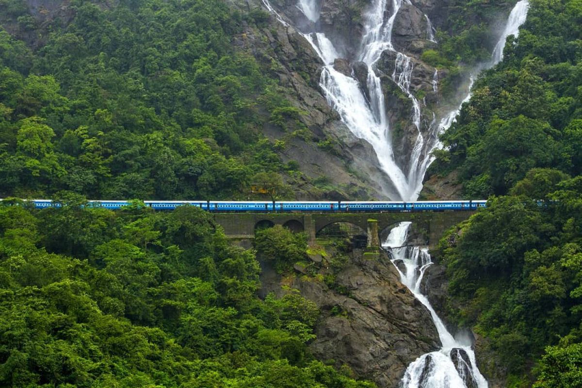 Visit the Dudhsagar Waterfalls