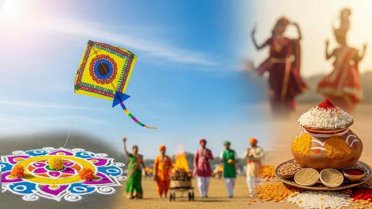 Colorful harvest celebrations, kite flying, and traditional rituals representing Festivals in January in India and the country’s rich cultural spirit
